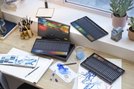 Watercolour pencils